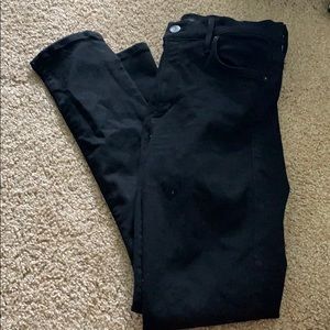 Rocket crop high rise skinny